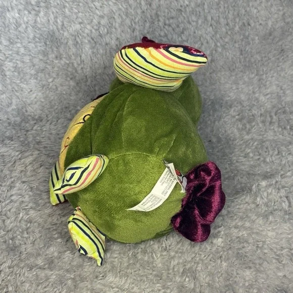 Ganz Owlet Owl Green Yellow Plush 9" Bird Stuffed Animal Toy HX11227 - Picture 6 of 8